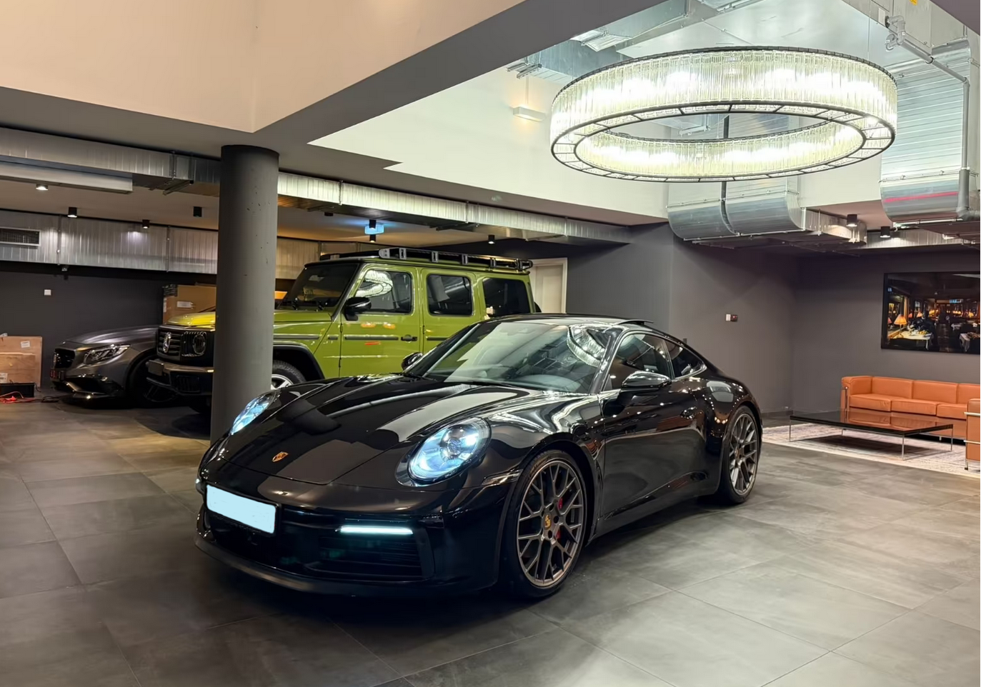 Porsche 911 Carrera 4S Full Options noir intense — avant
